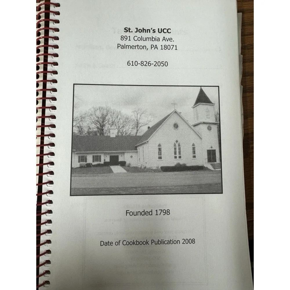 Feeding Our‎ Flock Cookbook St John's UCC Palmerton, PA Spiral Bound 2008